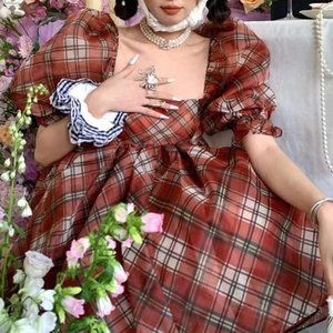 Selkie The Jane Eyre Puff Dress